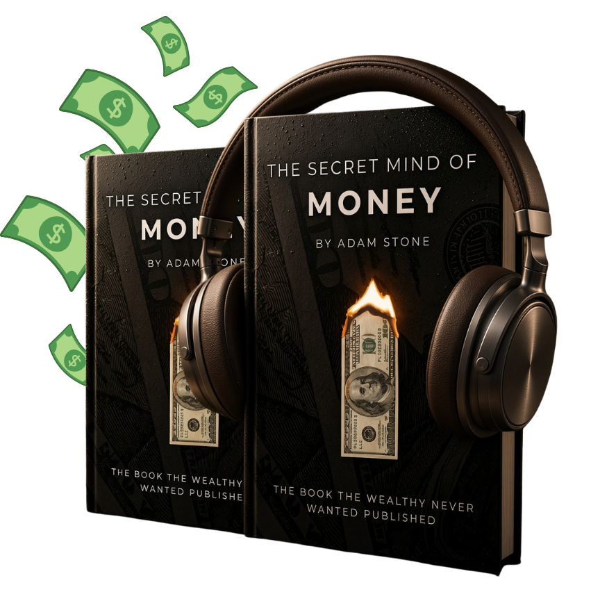 Paperback cover of The Secret Mind of Money by Adam Stone